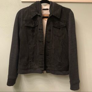 Hollister Fleece Jean Jacket